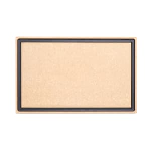 317-00629180102 Cutting Board, 29" x 17 1/2" x 1/2", Paper Composite, Natural/Slat...