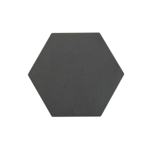 317-0201311HEX02 Hexagon Serving Board - 11 1/4" x 13", Paper Composite, Slate
