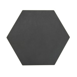 317-0201714HEX02 Hexagon Serving Board - 14 1/2" x 17", Paper Composite, Slate