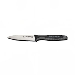 135-29483 3 1/2" Paring Knife w/ Soft Rubber Handle, Carbon Steel