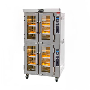 013-JA12SL2401 JetAir Double Full Size Electric Convection Oven - 21.5 kW, 240v/1ph 