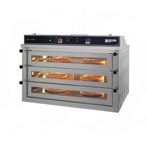 013-PIZ6GNG Triple Deck Countertop Pizza Oven, Natural Gas