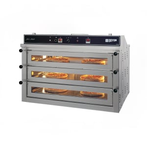 013-PIZ62201 Triple Deck Countertop Pizza Oven, 220v/1ph