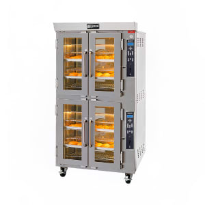 013-JA12SL2081 JetAir Double Full Size Electric Convection Oven - 21.5 kW, 208v/1ph 