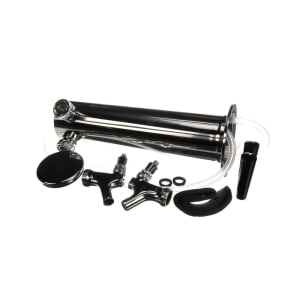 118-406054A Dual Angle Faucet with 3" OD 8" Column