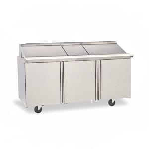 032-4472NP18 72" Sandwich/Salad Prep Table w/ Refrigerated Base, 115v