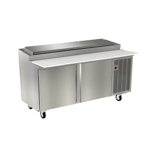 032-18672PDLP 72" Pizza Prep Table w/ Refrigerated Base, 115v
