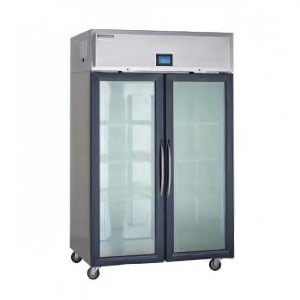 032-GARPT1PGH 27 2/5" One Section Pass Thru Refrigerator, (4) Right Hinge Glass Doors, 115v