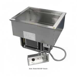 032-N8643P Drop-In Hot/Cold Food Well w/ (3) Full Size Pan Capacity, 120-240v/1ph
