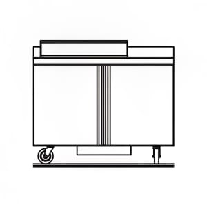 032-ST4448NP8 48" Sandwich/Salad Prep Table w/ Refrigerated Base, 115v