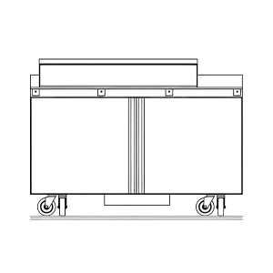 032-ST4460NP18M 60" Mega Top Sandwich/Salad Prep Table w/ Refrigerated Base, 115v