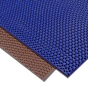 292-1042M320BLU Aqua Safety Runner - 3' x 20', Vinyl, Blue