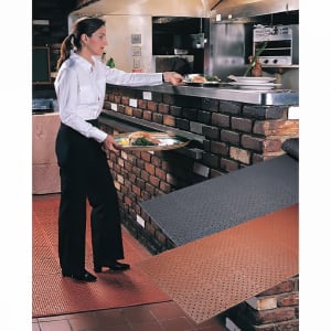292-1640RC364 Revers-A-Mat Safety Runner - 3' x 64', Rubber, Black