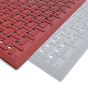 292-2540R10 VIP Guardian Mat - 3' x 10', Rubber, Red
