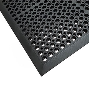 292-4420CSWB VIP Duralok Mat w/ Bevel - Single, 3' x 5', Black
