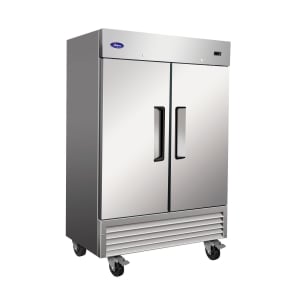 970-VP2F 54" Two Section Reach In Freezer - (2) Solid Doors, 115v