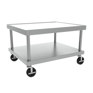 207-STANDC24 Equipment Stand, 26 x 24" w/ Marine Edge, 5" Casters