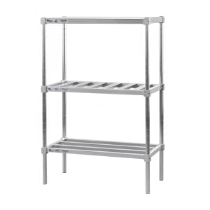 098-2054TB Aluminum Solid Shelf - 54"W x 20"D