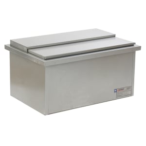 241-DIC2014 24" x 18" Spec-Bar® Drop In Ice Bin w/ 72 lb Capacity - Stainless