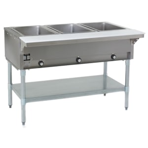 241-HT3NG 48" Hot Food Table w/ (3) Wells & Cutting Board, Natural Gas