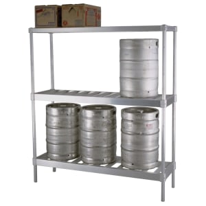 241-KR1842A (3) Level Keg Rack w/ (4) Keg Capacity, 42" x 18" x 76"