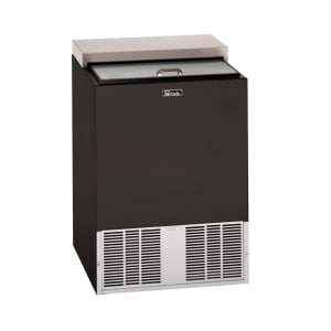 Perlick BC24RT-3 24&quot; Forced Air Bottle Cooler - Holds (66) 12 oz Bottles, Black, 120v