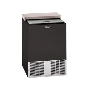 199-FR24RT3 1 Section Glass Chiller w/ 90 Mug Capacity, Black, 120v