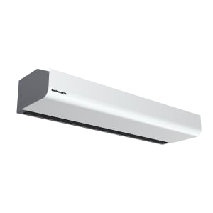 561-ACKE7248 72" Heated Air Curtain - Variable Speeds, White, 480v/3ph
