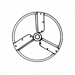 136-653195 Julienne Blade, 1/16", A302