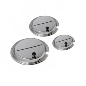 042-7QTLID Round Hinged & Notched Lid For 7 qt Pan