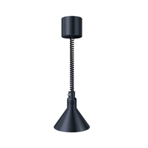 042-DL760RLBOLDBLK 69 1/2" Ceiling Mount Heat Lamp w/ Retractable Cord - Lower Switch, Bold Black, 120v
