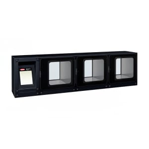 042-F2G3C 3 Compartment Countertop Heated Food Locker - 61"W x 23 1/8"D x 16 7/8"H, 120v