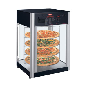 042-FDWD1120QS 19 3/10 9" Rotating Heated Pizza Merchandiser w/ 4 Levels, 120v