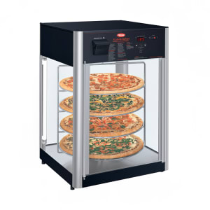 042-FDWD2120QS 19 3/10 9" Rotating Heated Pizza Merchandiser w/ 4 Levels, 120v