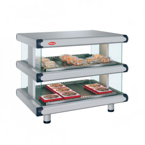 042-GR2SDH60D240 66 1/4" Self Service Countertop Heated Display Shelf - (2) Shelves, 208/240...