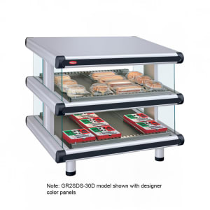 042-GR2SDS24D 30 1/4" Self Service Countertop Heated Display Shelf - (2) Shelves, 120v