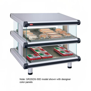 042-GR2SDS36D208 42 1/4" Self Service Countertop Heated Display Shelf - (2) Shelves, 120/208...