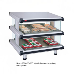 042-GR2SDS30D240 36 1/4" Self Service Countertop Heated Display Shelf - (2) Shelves, 240v/1p...