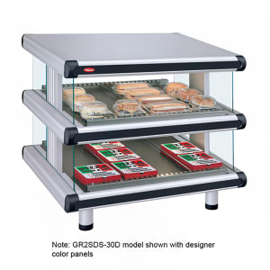 042-GR2SDS48D208 54 1/4" Self Service Countertop Heated Display Shelf - (2) Shelves, 120/208v/1ph