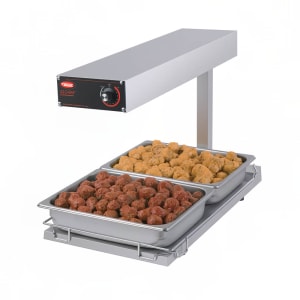 042-GRFFB Single Rod Strip Warmer w/ Fixed Arm, Built In Toggle Switch, 120v