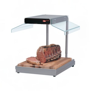 042-GRCSCL24 Carving Station W/Heat Lamps, Right Side Breath Protector, Heated Base, 990W