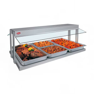 042-GRBW66208 67 1/8" Buffet Warmer, Sneeze Guards, Light & Heated Base, 208 V