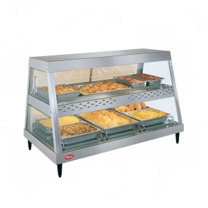 042-GRHD3PD 45 1/2" Full Service Countertop Heated Display Case  - (2) Shelves, 120v