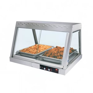 042-GRHD2P 32 1/2" Full Service Countertop Heated Display Case  - (1) Shelf, 120v