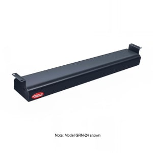 042-GRN30208BLACK 30" Narrow Infrared Strip Warmer - Single Rod, (1) Built In Toggle Control...