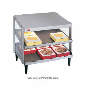 042-GRPWS2424D 24" Heated Pizza Merchandiser w/ 2 Levels, 120v