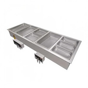 042-HWBI62401 Drop-In Hot Food Well w/ (6) Full Size Pan Capacity, 240v/1ph
