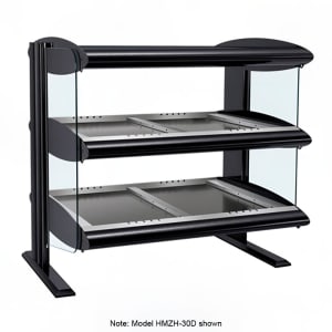 042-HZMH24D 27 9/10" Self Service Countertop Heated Display Shelf - (2) Shelves, 120v