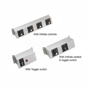 042-RMB14N 14" Remote Control Box w/ 2 Toggle, 2" Finite & 2 Lights, 240v/1ph
