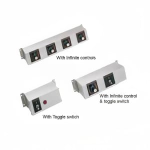 042-RMB14M 14" Remote Control Box w/ 2 Toggle, 2" Finite & 2 Lights, 208v/1ph